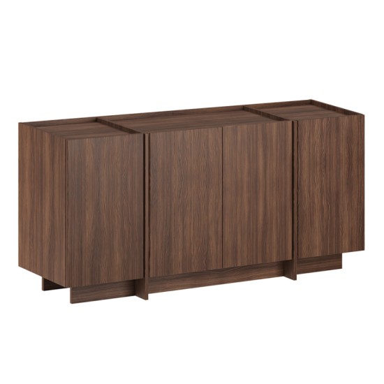 Μπουφές Dorma  χρώμα καρυδί milano 180x45x80,2εκ.