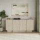Μπουφές Dorma  χρώμα travertine 180x45x80,2εκ.