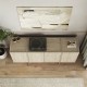 Μπουφές Dorma  χρώμα travertine 180x45x80,2εκ.