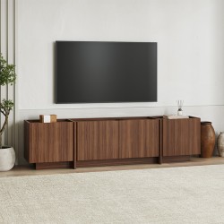 Έπιπλο τηλεόρασης Lowen  χρώμα καρυδί milano 180x35x46,2εκ.