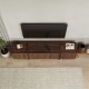 Έπιπλο τηλεόρασης Lowen  χρώμα καρυδί milano 180x35x46,2εκ.
