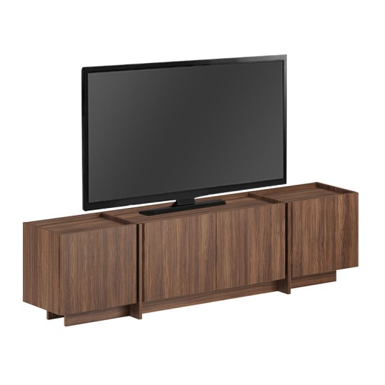 Έπιπλο τηλεόρασης Lowen  χρώμα καρυδί milano 180x35x46,2εκ.