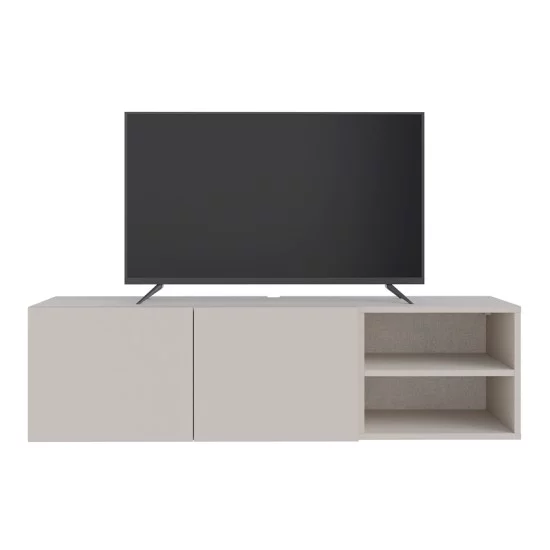 Έπιπλο τηλεόρασης επιτοίχιο Conrad  χρώμα sandstone 140x35x38εκ.