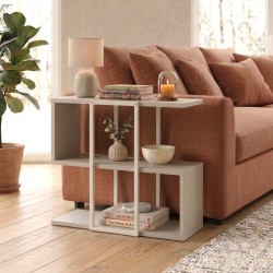 Τραπεζάκι βοηθητικό Homia  χρώμα sandstone 56x25x56,5εκ.