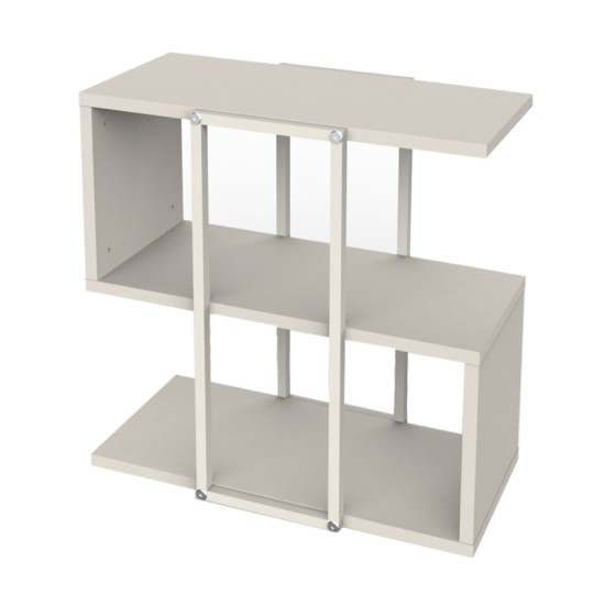 Τραπεζάκι βοηθητικό Homia  χρώμα sandstone 56x25x56,5εκ.