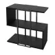 Τραπεζάκι βοηθητικό Homia  χρώμα black wood 56x25x56,5εκ.