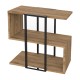 Τραπεζάκι βοηθητικό Homia  χρώμα καρυδί Ud 56x25x56,5εκ.