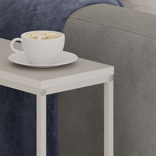 Τραπεζάκι βοηθητικό Lido  χρώμα sandstone 60x22x62εκ.