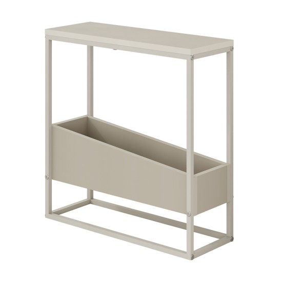 Τραπεζάκι βοηθητικό Lido  χρώμα sandstone 60x22x62εκ.