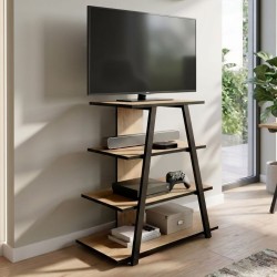 Έπιπλο τηλεόρασης Lyno  χρώμα sapphire oak 70,4x54x80εκ.