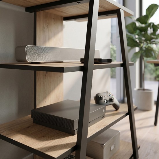 Έπιπλο τηλεόρασης Lyno  χρώμα sapphire oak 70,4x54x80εκ.