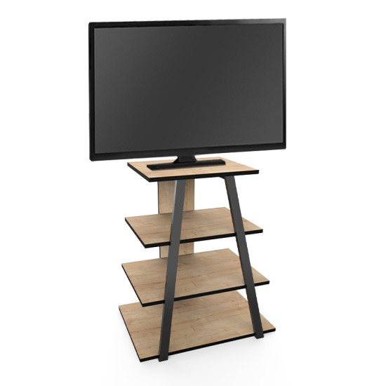 Έπιπλο τηλεόρασης Lyno  χρώμα sapphire oak 70,4x54x80εκ.
