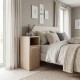 Κομοδίνο Inca  χρώμα light oak 25,2x32x60εκ.