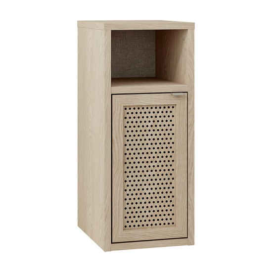 Κομοδίνο Inca  χρώμα light oak 25,2x32x60εκ.