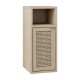 Κομοδίνο Inca  χρώμα light oak 25,2x32x60εκ.