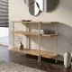 Κονσόλα Notus  χρώμα sapphire oak 92x34,5x75εκ.