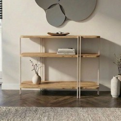 Κονσόλα Notus  χρώμα sapphire oak 92x34,5x75εκ.