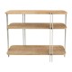 Κονσόλα Notus  χρώμα sapphire oak 92x34,5x75εκ.