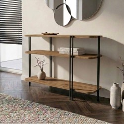 Κονσόλα Notus  χρώμα καρυδί Ud 92x34,5x75εκ.