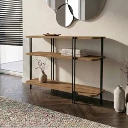 Κονσόλα Notus  χρώμα καρυδί Ud 92x34,5x75εκ.