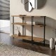 Κονσόλα Notus  χρώμα καρυδί Ud 92x34,5x75εκ.