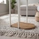 Τραπεζάκι βοηθητικό Roya  χρώμα καρυδί Ud 41,5x32x56εκ.