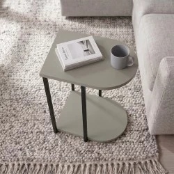 Τραπεζάκι βοηθητικό Roya  χρώμα ash green 41,5x32x56εκ.