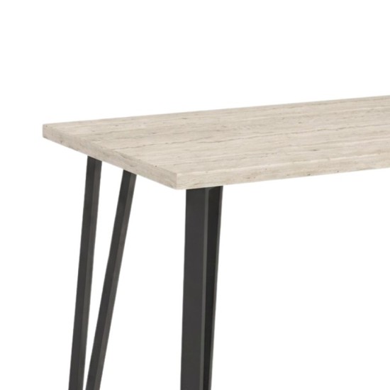 Τραπέζι Xana  χρώμα travertine 120x70x77,5εκ.