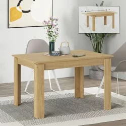 Τραπέζι Tolmen  επεκτεινόμενο χρώμα sapphire oak 120/170x80x75εκ.