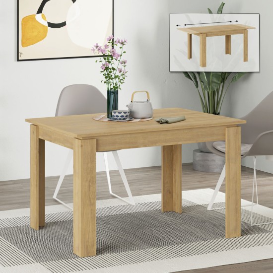 Τραπέζι Tolmen  επεκτεινόμενο χρώμα sapphire oak 120/170x80x75εκ.
