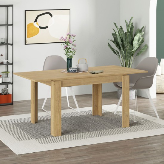 Τραπέζι Tolmen  επεκτεινόμενο χρώμα sapphire oak 120/170x80x75εκ.