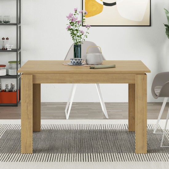 Τραπέζι Tolmen  επεκτεινόμενο χρώμα sapphire oak 120/170x80x75εκ.