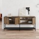 Μπουφές Amira  χρώμα καρυδί Ud - black wood 180x40x80εκ.