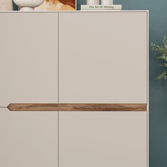 Μπουφές Arch  χρώμα sandstone 98x40x120,5εκ.