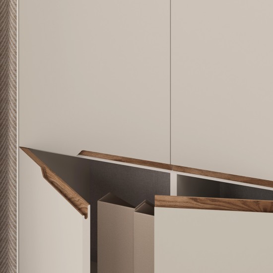 Μπουφές Arch  χρώμα sandstone 98x40x120,5εκ.