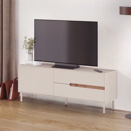 Έπιπλο τηλεόρασης Arch  χρώμα sandstone 150x35x56,5εκ.