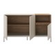 Μπουφές Cailin  χρώμα sandstone - sepet oak 140x41,8x80εκ.