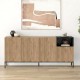 Μπουφές Cailin  χρώμα sepet oak - black wood 180x41,8x80εκ.