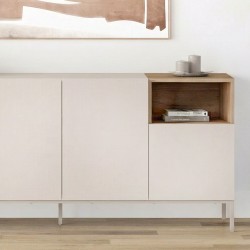 Μπουφές Cailin  χρώμα sandstone - sepet oak 180x41,8x80εκ.