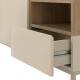 Έπιπλο τηλεόρασης Cailin  χρώμα sandstone - sepet oak 140x41,8x55εκ.