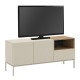 Έπιπλο τηλεόρασης Cailin  χρώμα sandstone - sepet oak 140x41,8x55εκ.