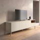 Έπιπλο τηλεόρασης Cailin  χρώμα sandstone - sepet oak 180x41,8x55εκ.