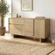 Μπουφές Capri  χρώμα sapphire oak 146x45x76,5εκ.