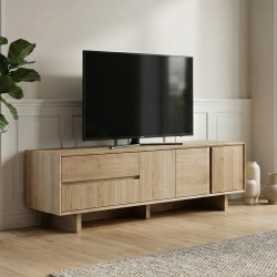 Έπιπλο τηλεόρασης Capri  χρώμα sapphire oak 180x45x55εκ.