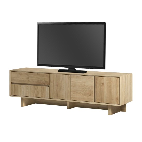 Έπιπλο τηλεόρασης Capri  χρώμα sapphire oak 180x45x55εκ.