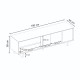 Έπιπλο τηλεόρασης Capri  χρώμα sapphire oak 180x45x55εκ.
