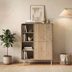 Μπουφές Colia  χρώμα sepet oak 85x44x120,4εκ.