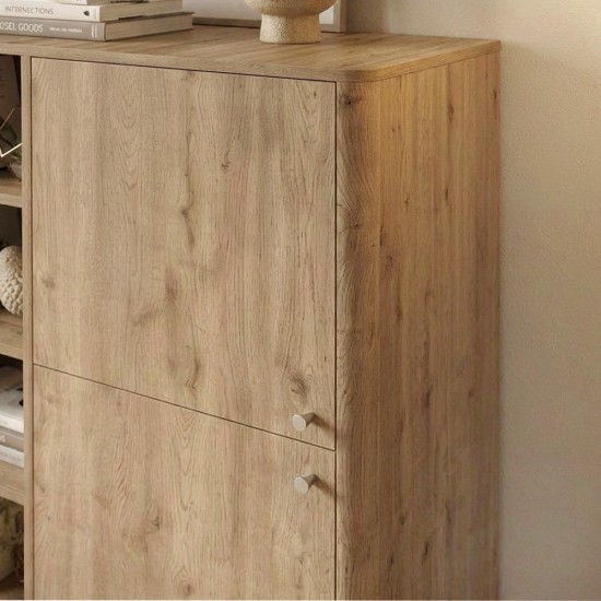 Μπουφές Colia  χρώμα sepet oak 85x44x120,4εκ.