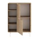 Μπουφές Colia  χρώμα sepet oak 85x44x120,4εκ.