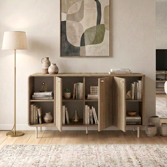 Μπουφές Colia  χρώμα sepet oak 150x44x80εκ.
